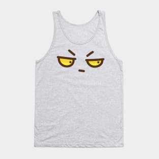 Unamused Cute Face Tank Top